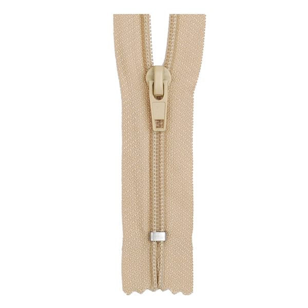 Nylon Coil Zipper — Closed-End · Auto-Lock