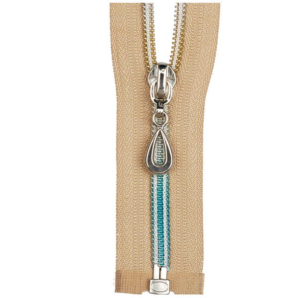 Nylon Coil Zipper — Separating · Rainbow-Teeth