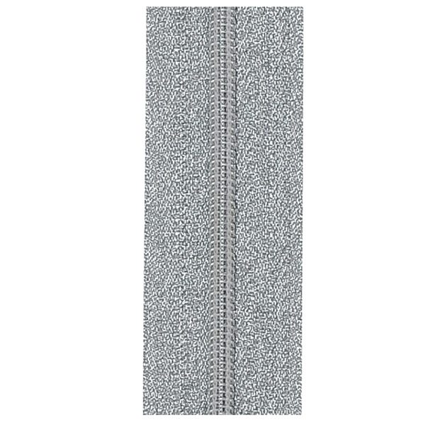 Nylon Coil Zipper — Silver-Teeth · Long-Chain – Nylon Zippers supplied by Liberty Port from Ningbo, China