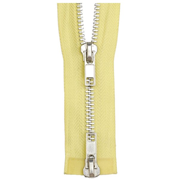 Metal Zipper — Two-Way · Separating