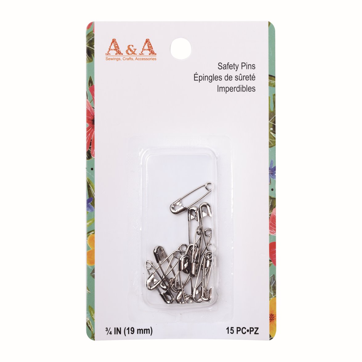 Safety Pins A200-4062 – Sewing Notions supplied by Liberty Port from Ningbo, China
