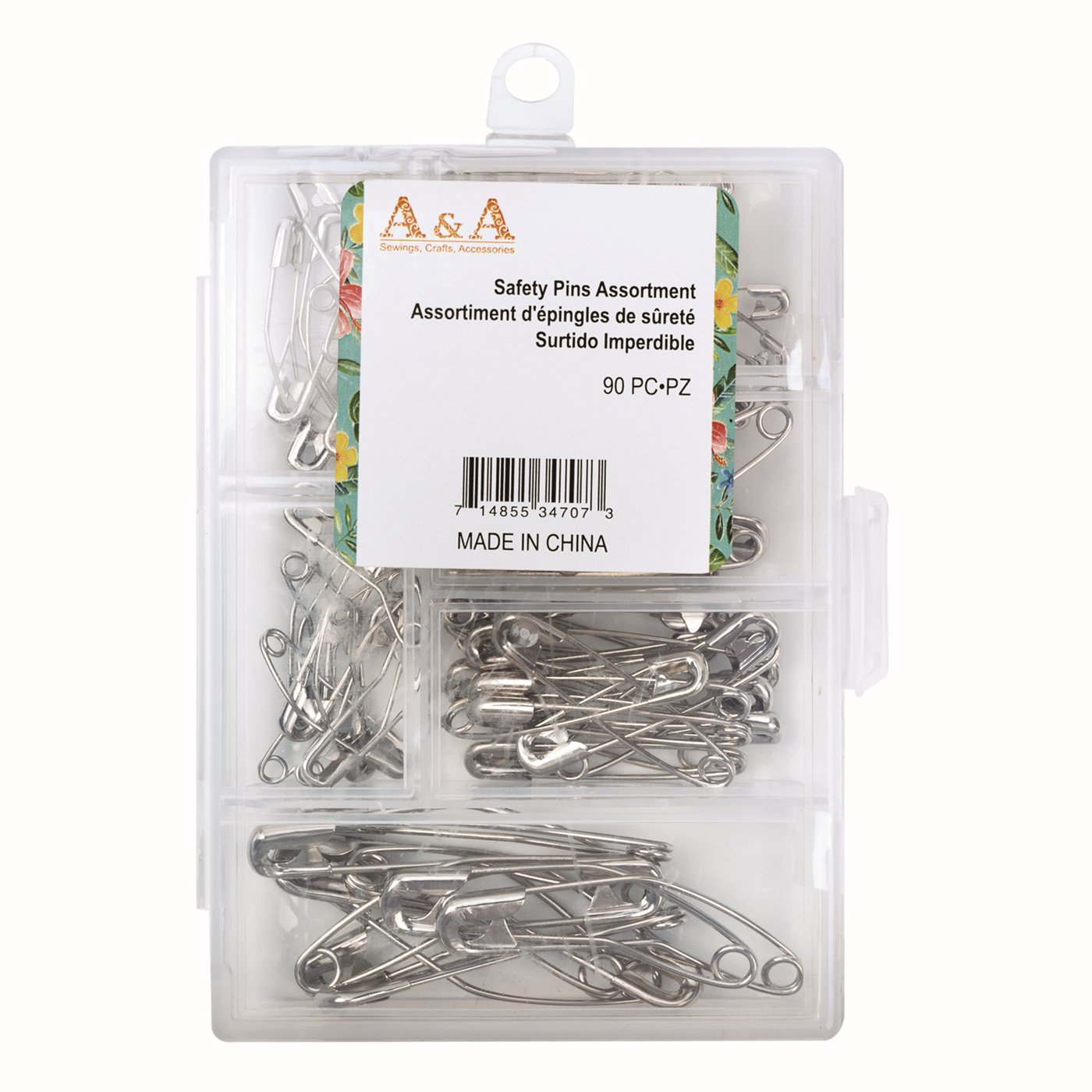 Safety Pins A200-4078 – Sewing Notions supplied by Liberty Port from Ningbo, China