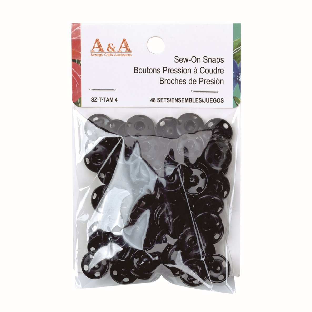 Snap Fasteners A200-4107 – Sewing Notions supplied by Liberty Port from Ningbo, China