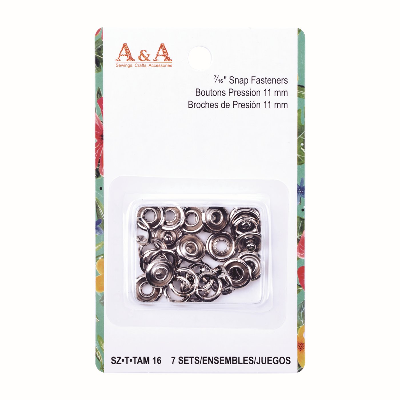 Snap Fasteners A200-4121 – Sewing Notions supplied by Liberty Port from Ningbo, China