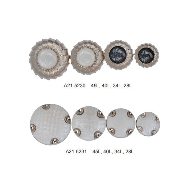 Button A21-5230 – Button supplied by Liberty Port from Ningbo, China