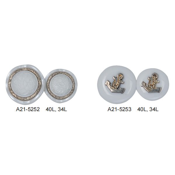 Button A21-5252 – Button supplied by Liberty Port from Ningbo, China