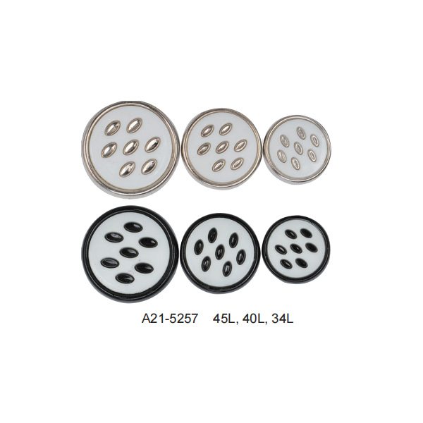 Button A21-5257 – Button supplied by Liberty Port from Ningbo, China