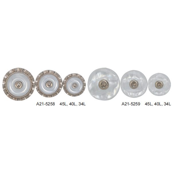Button A21-5258 – Button supplied by Liberty Port from Ningbo, China