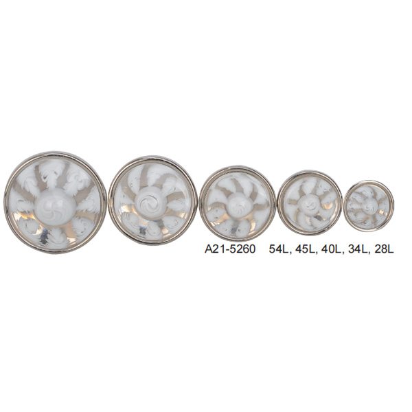 Button A21-5260 – Button supplied by Liberty Port from Ningbo, China