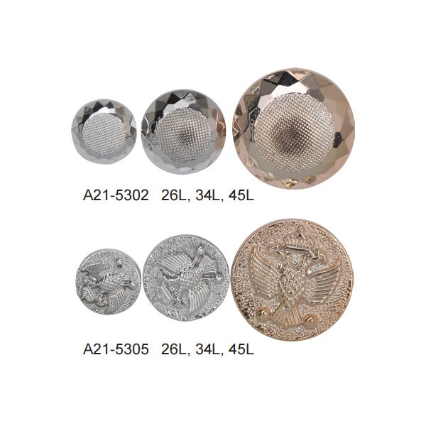 Button A21-5302 – Button supplied by Liberty Port from Ningbo, China