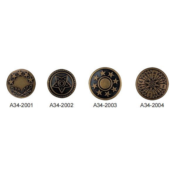 Button A34-2001 – Button supplied by Liberty Port from Ningbo, China