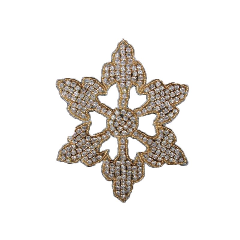 Diamond Patch with Hot fix Glue A50-E004 – Beads, Flakes, Stones & Chains supplied by Liberty Port from Ningbo, China