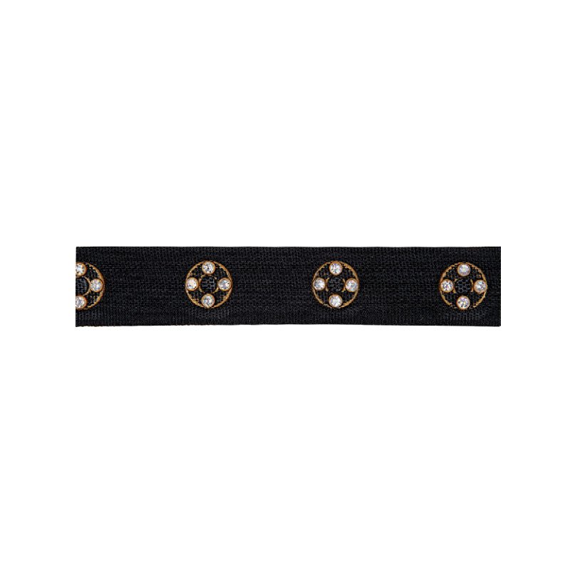 Woven Tape with Diamond A51-1112 – Beads, Flakes, Stones & Chains supplied by Liberty Port from Ningbo, China