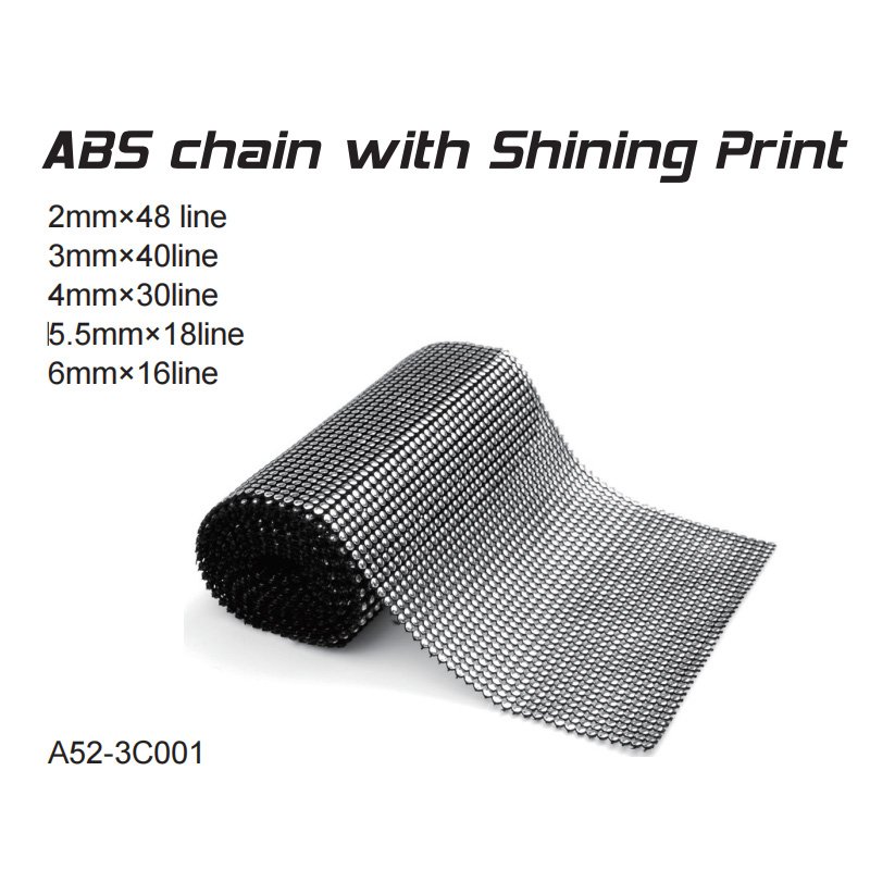 ABS chain with Shining Print A52-3C001