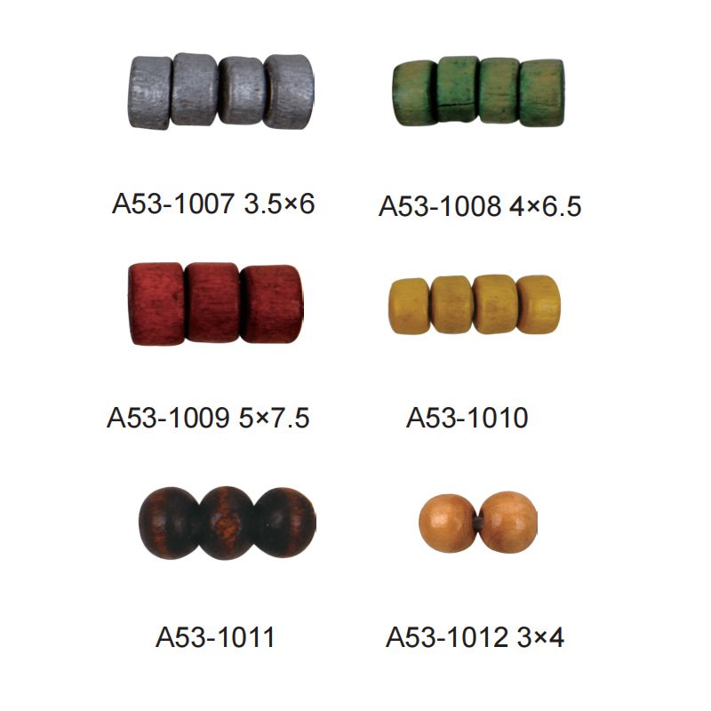 Wooden Beads A53-1007 – Beads, Flakes, Stones & Chains supplied by Liberty Port from Ningbo, China