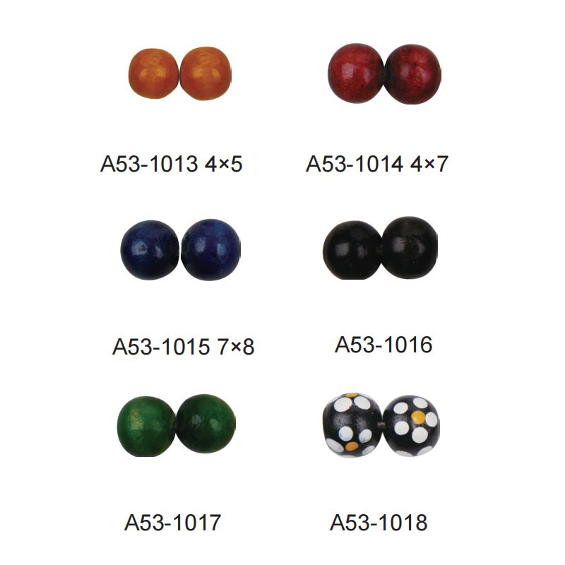 Wooden Beads A53-1013 – Beads, Flakes, Stones & Chains supplied by Liberty Port from Ningbo, China