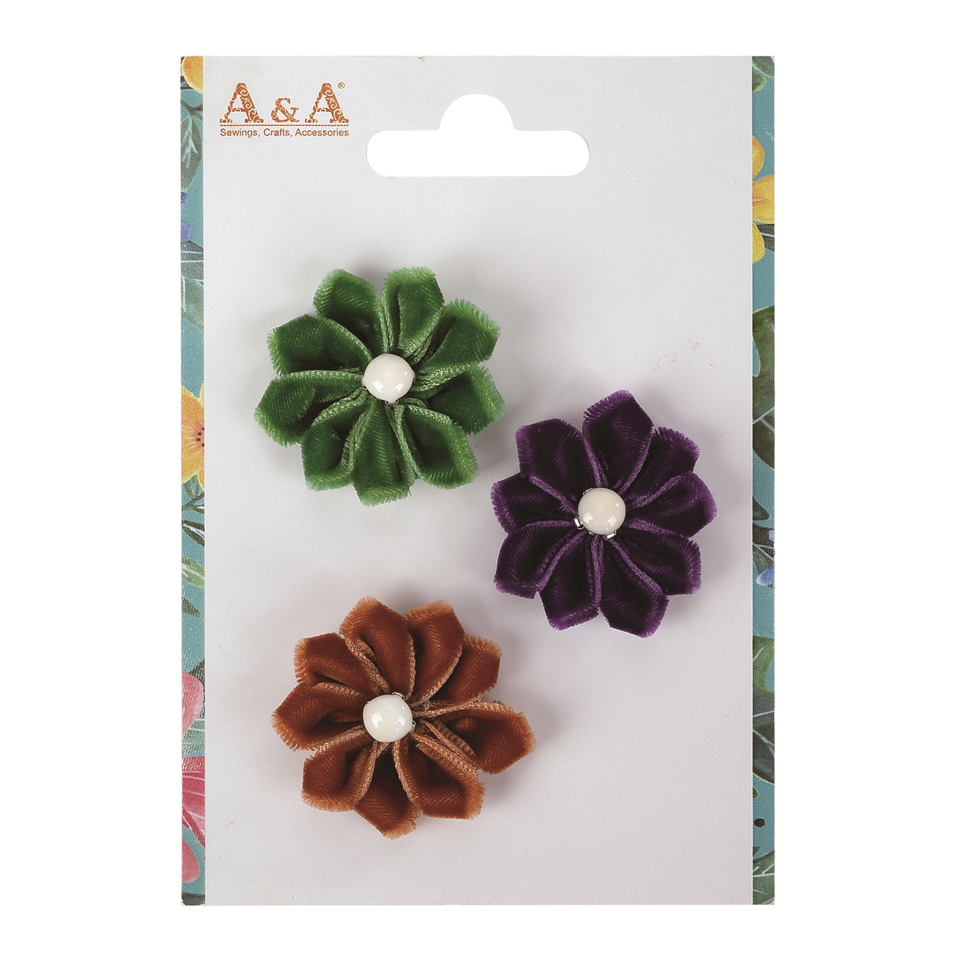 Handmade Flower A73-9009 – Sewing Notions supplied by Liberty Port from Ningbo, China