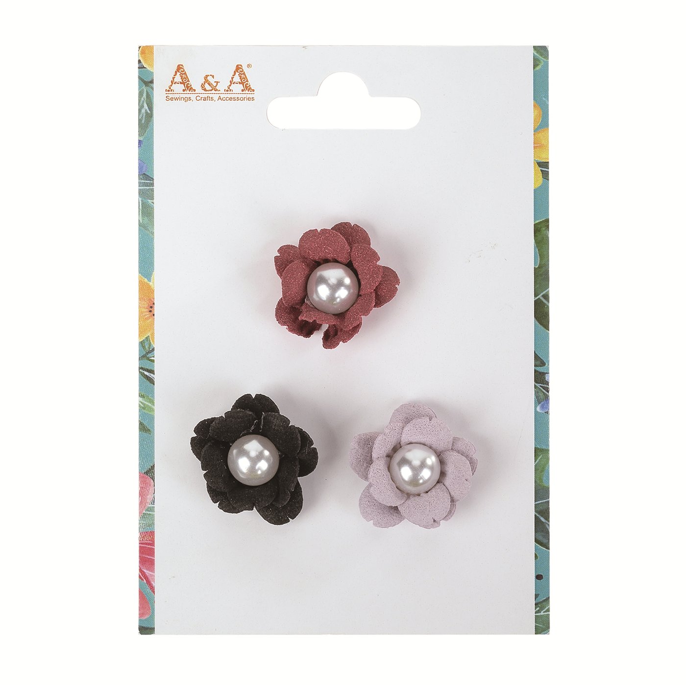 Handmade Flower A73-9010 – Sewing Notions supplied by Liberty Port from Ningbo, China