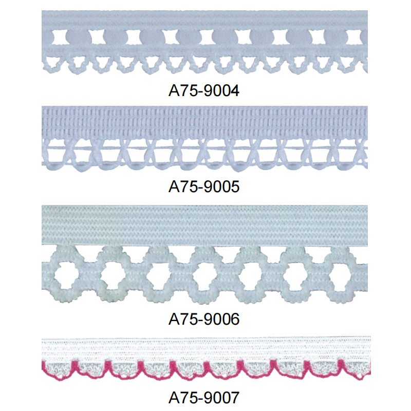 Elastic Tape & Lace for Bra A75-9004