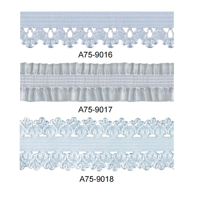 Elastic Tape & Lace for Bra A75-9016 – Bra Accessories & Shoulder Pads supplied by Liberty Port from Ningbo, China
