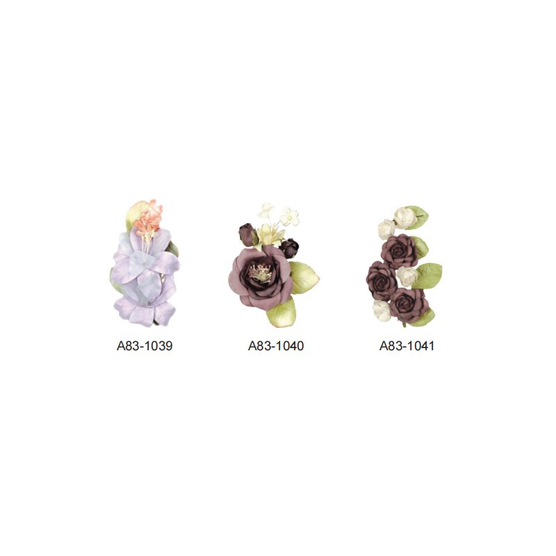 Bows, Patches & Flowers A83-1039
