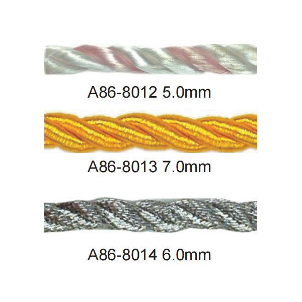 Rope & Cord A86-8012 – Rope supplied by Liberty Port from Ningbo, China