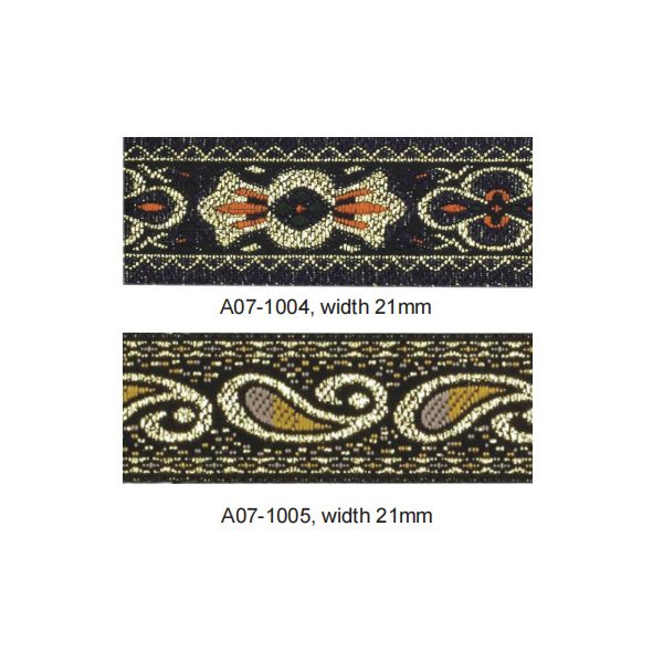 Jacquard Woven Tape A07-1004 – Ribbon & Tape supplied by Liberty Port from Ningbo, China