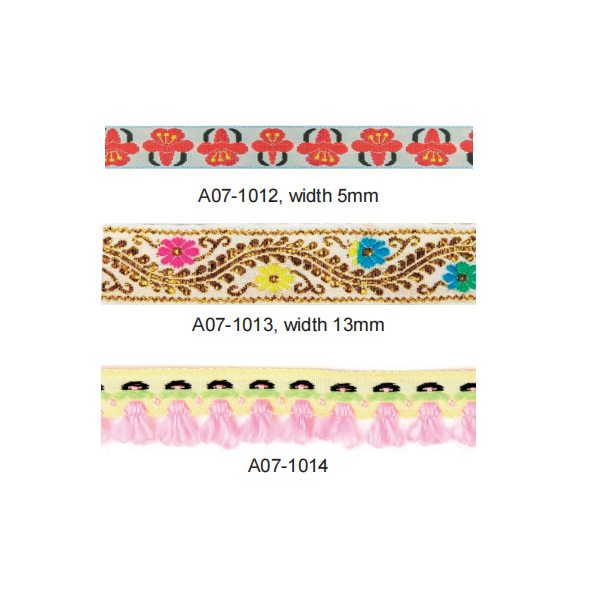 Jacquard Woven Tape A07-1012 – Ribbon & Tape supplied by Liberty Port from Ningbo, China