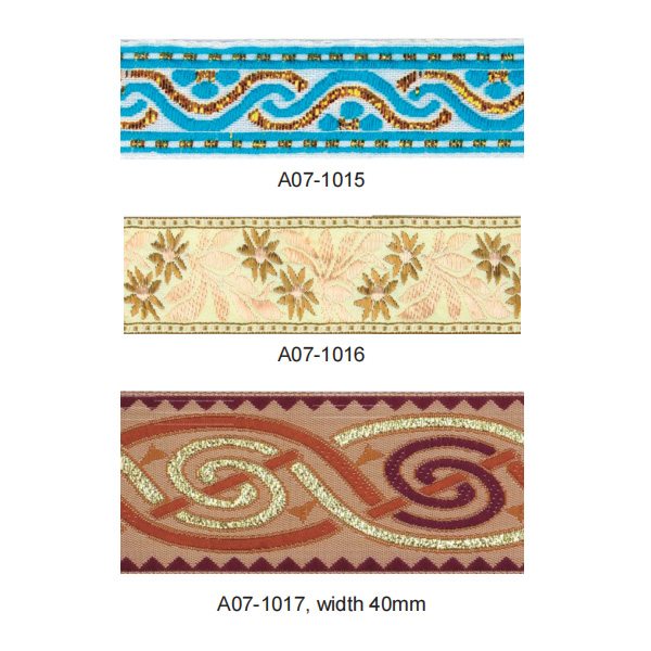 Jacquard Woven Tape A07-1015 – Ribbon & Tape supplied by Liberty Port from Ningbo, China