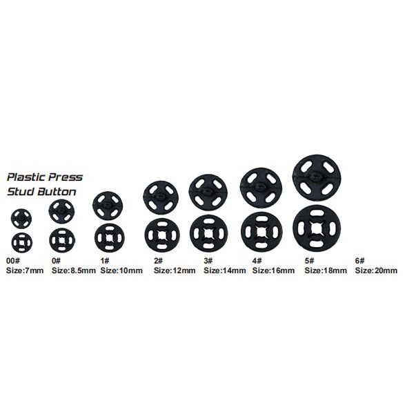 Plastic Press Stud Button – Button supplied by Liberty Port from Ningbo, China