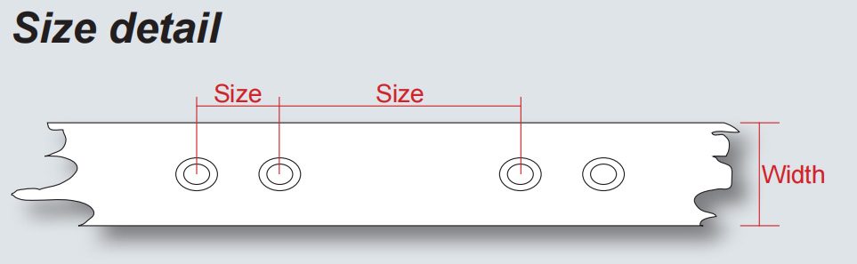 Plastic Snap Button with tape Size detail – Button supplied by Liberty Port from Ningbo, China