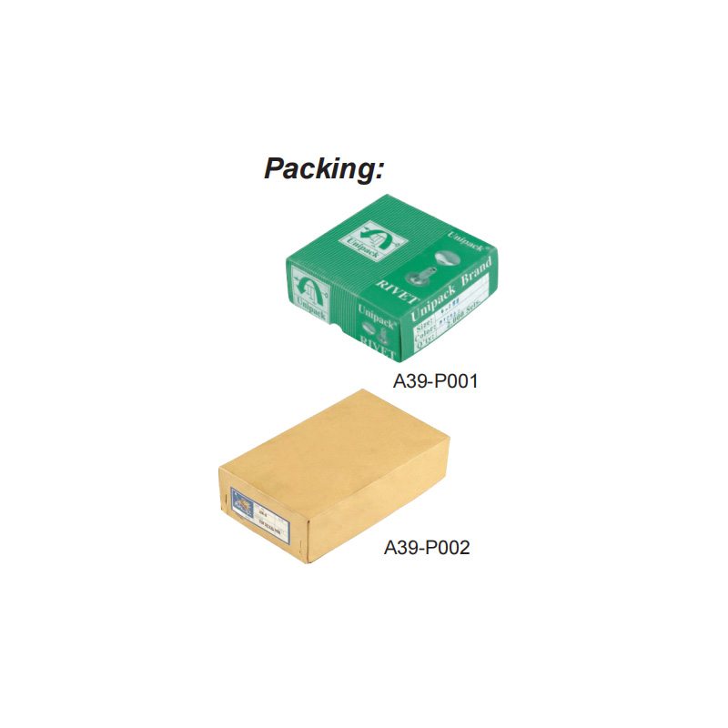 Rivets Packing – Button supplied by Liberty Port from Ningbo, China